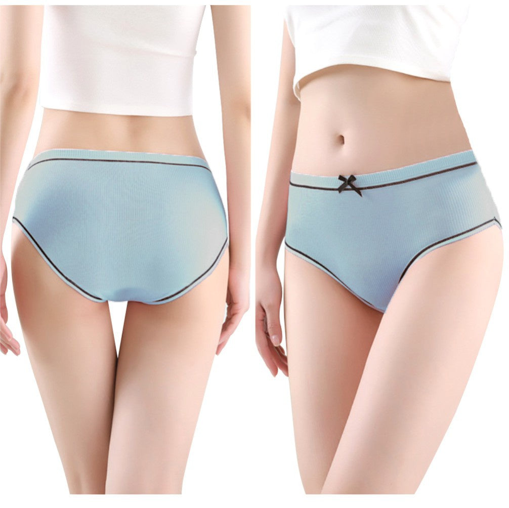 Womens Underwear Women Breathable Ice Silk Texture Seamless Brief