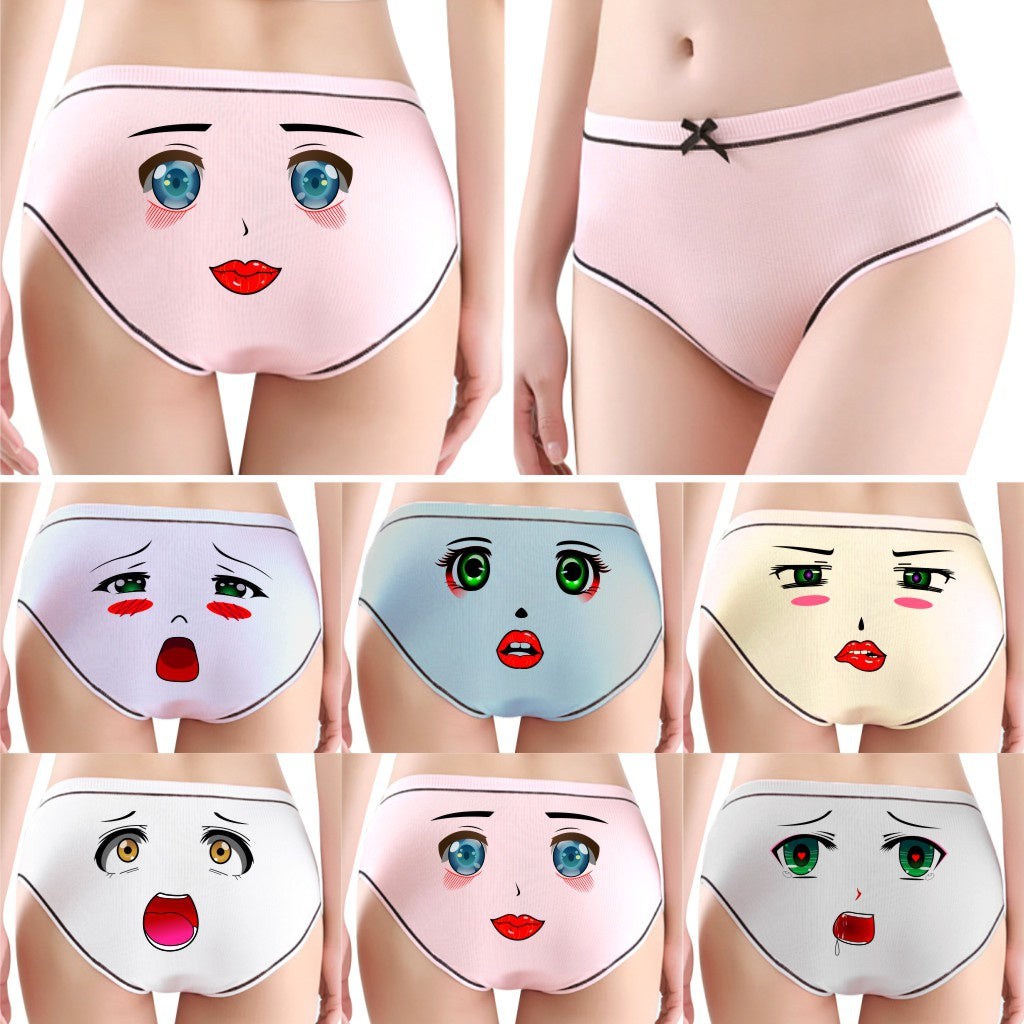 linqin Underpants Ladies Seamless Underwear Mid Waist Stretch